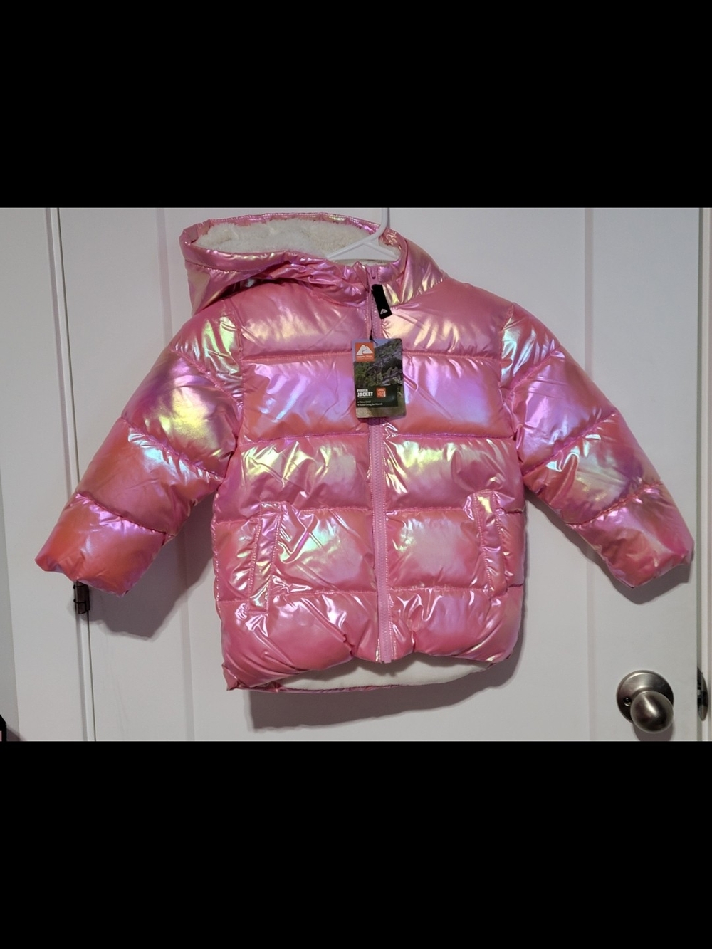 (Size 4T) Ozark Trail Toddler Pink Puffer Jacket